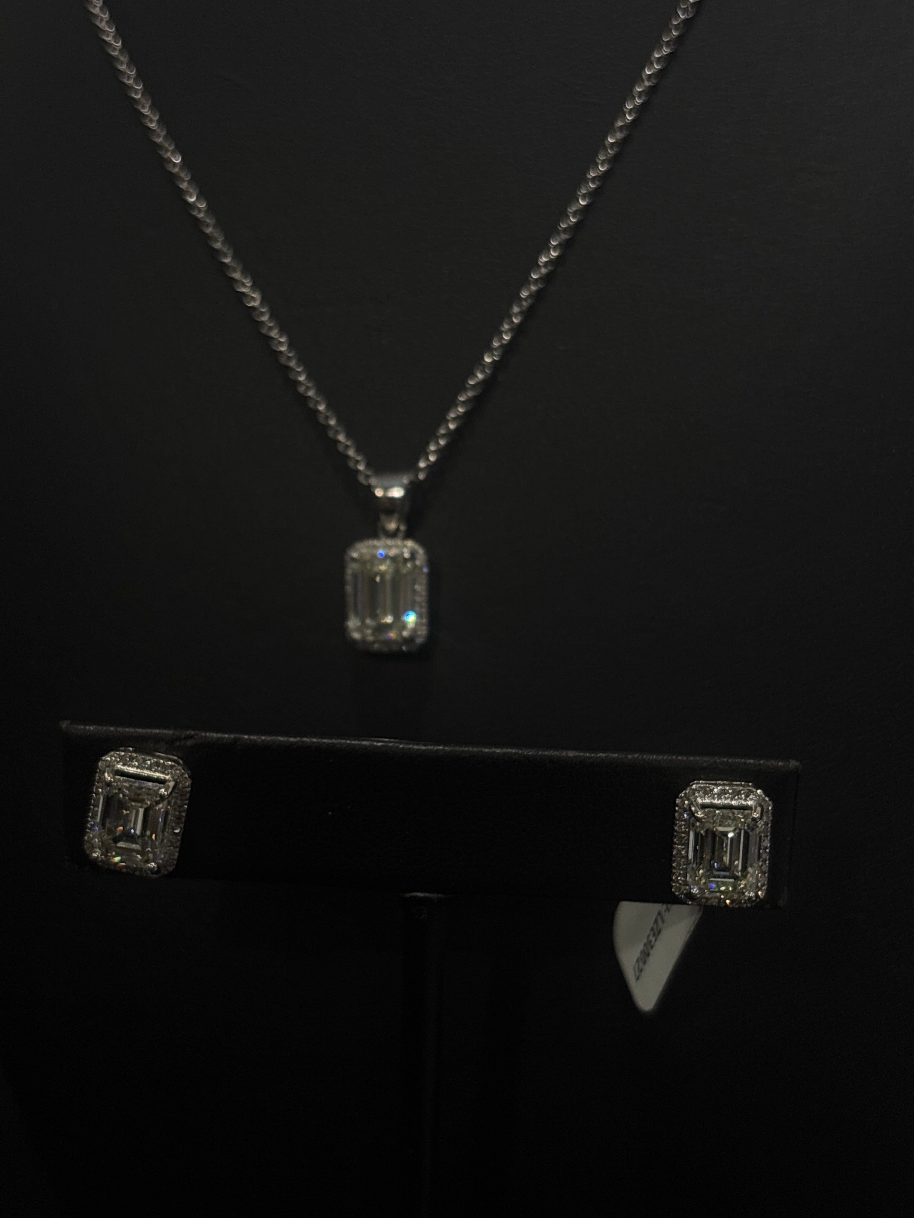 Earrings & Pendant With Chain