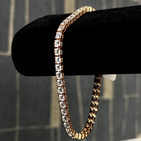 Tennis Bracelet Rose Gold 14KT