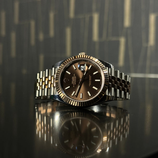 Rolex 41mm Chocodial TwoTone 2022