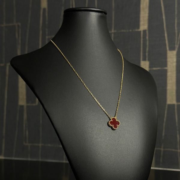 Elegant 1 Motif Necklace 18kt Alhambra-Yellow Gold