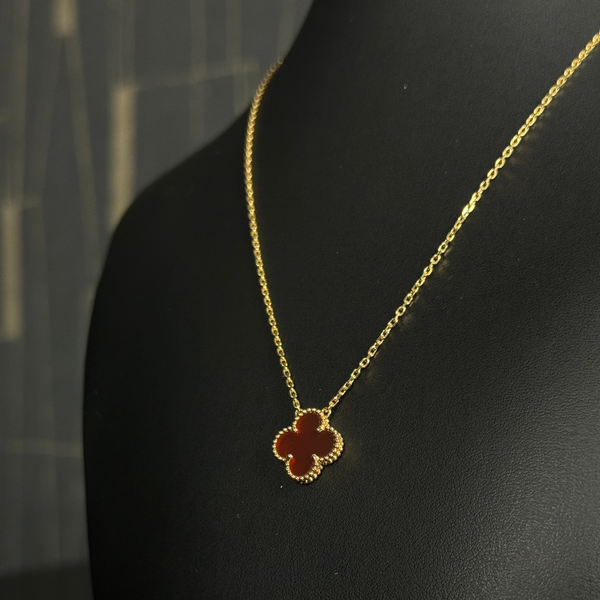 Elegant 1 Motif Necklace 18kt Alhambra-Yellow Gold