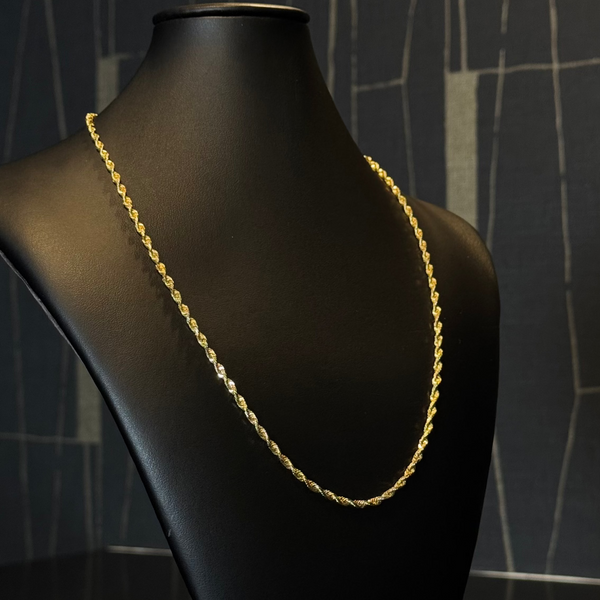 Rope Yellow Gold 14KT - 18 inches