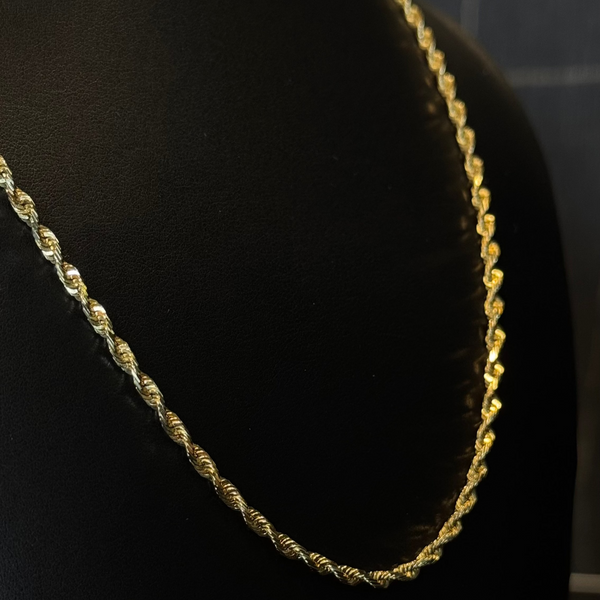 Rope Yellow Gold 14KT - 18 inches