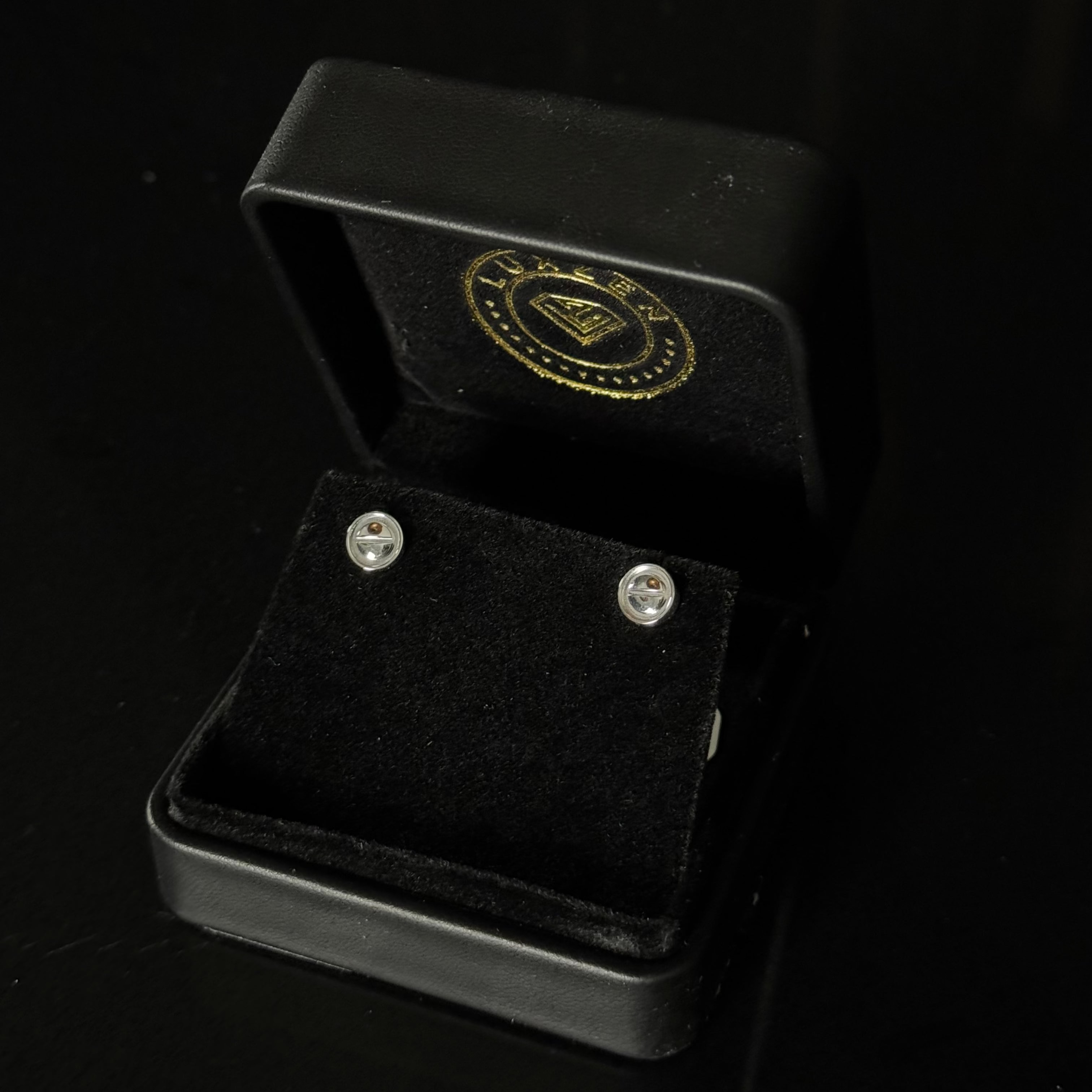 White Gold Earrings
