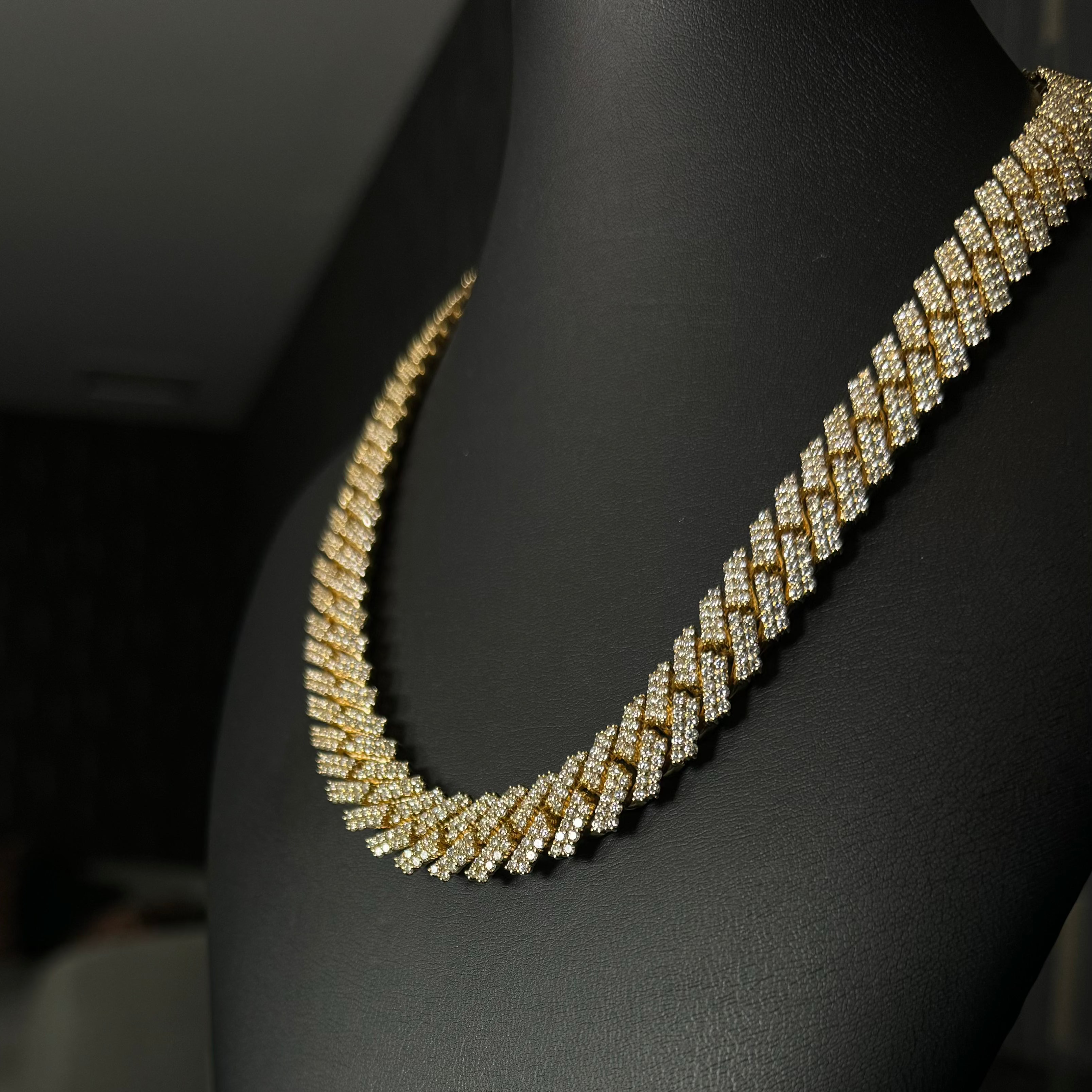Cuban Chain & Bracelet Full LD Yellow Gold 10k
