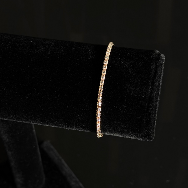 Ice Cut Diamond Bracelet 10K Rose Gold