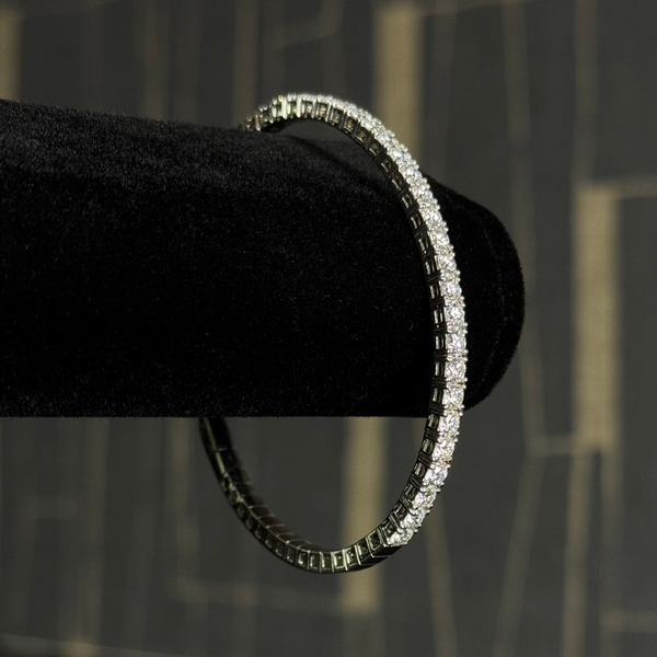 Flex Bangle 14KT Gold with 3.35ct Diamonds