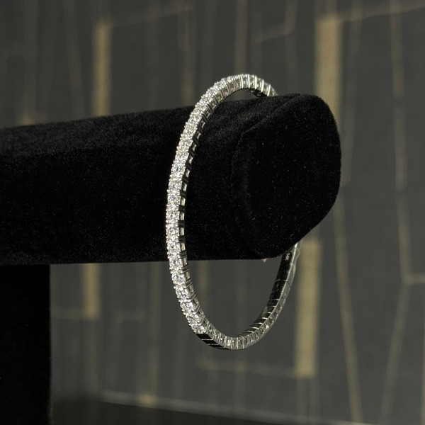 Flex Bangle 14KT Gold with 3.35ct Diamonds