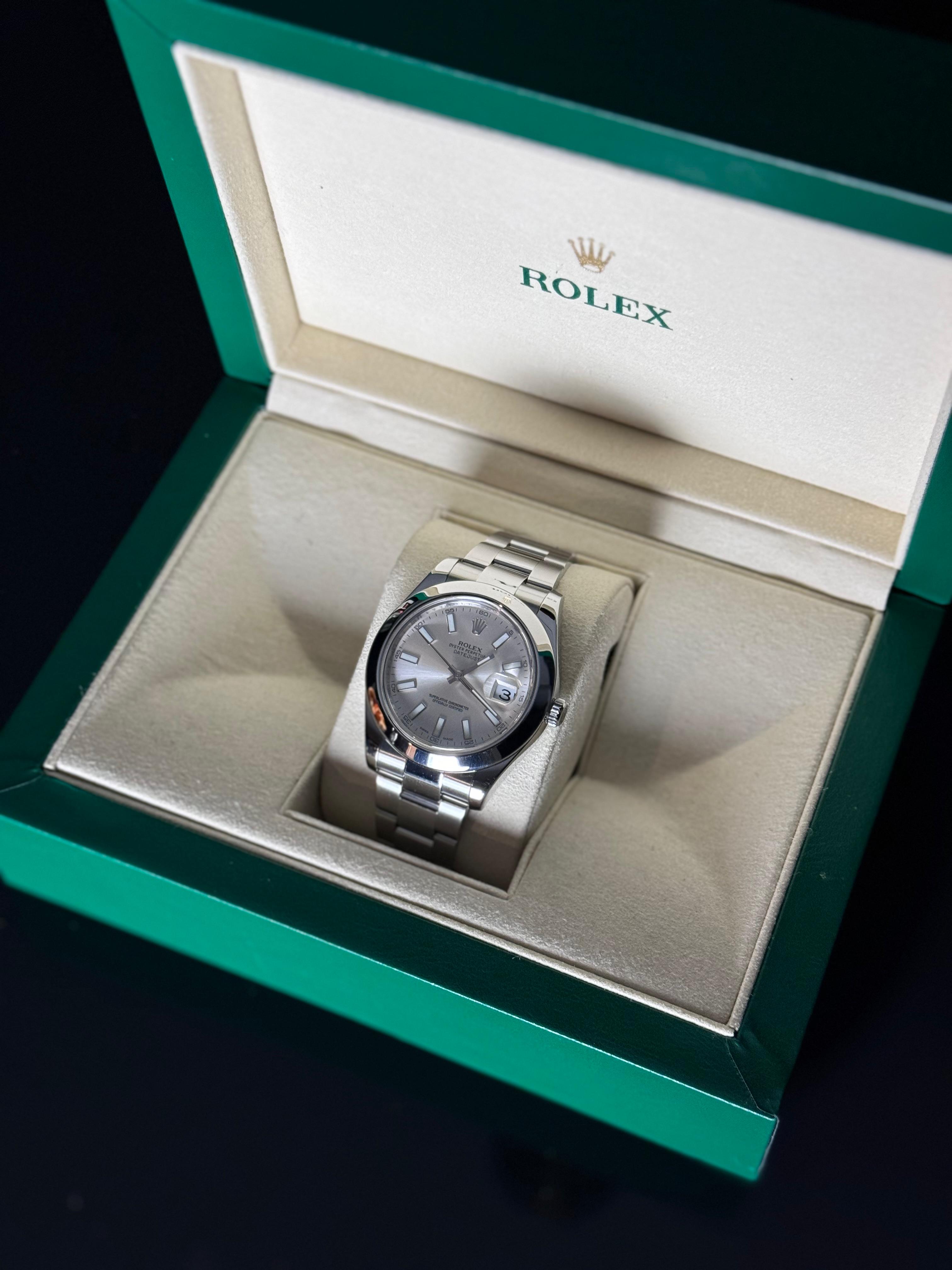 Rolex 36mm White Dial