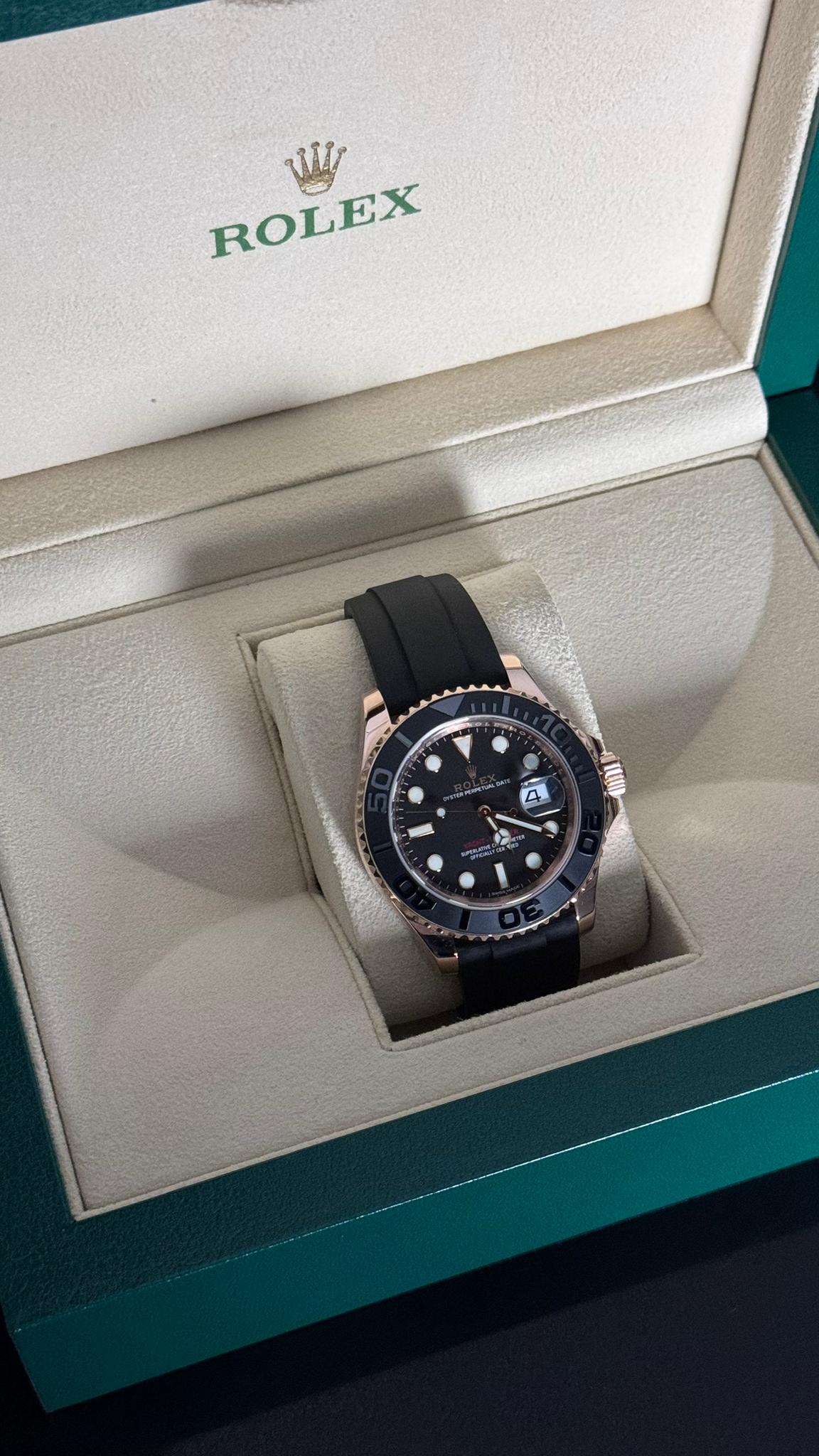 Yacht Master I 41mm - Rose Gold - Oysterflex