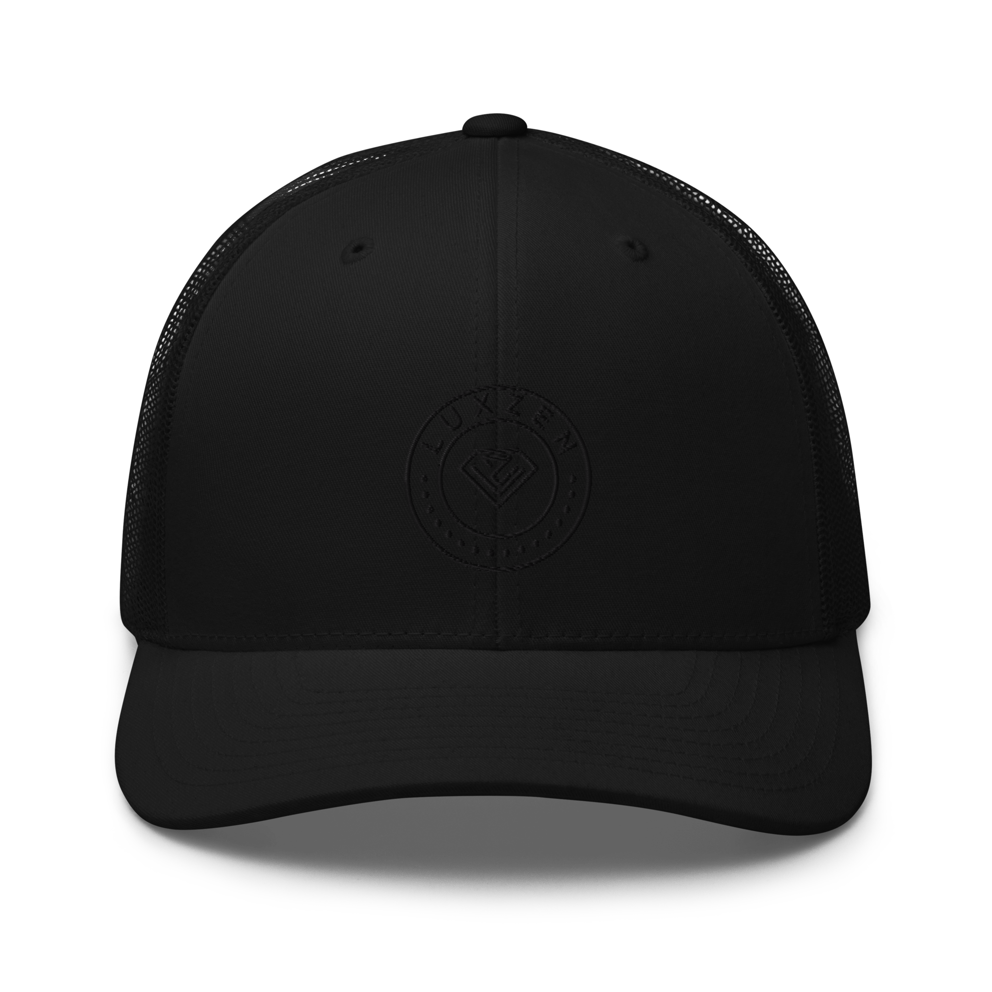 LUXZEN full black Trucker Cap