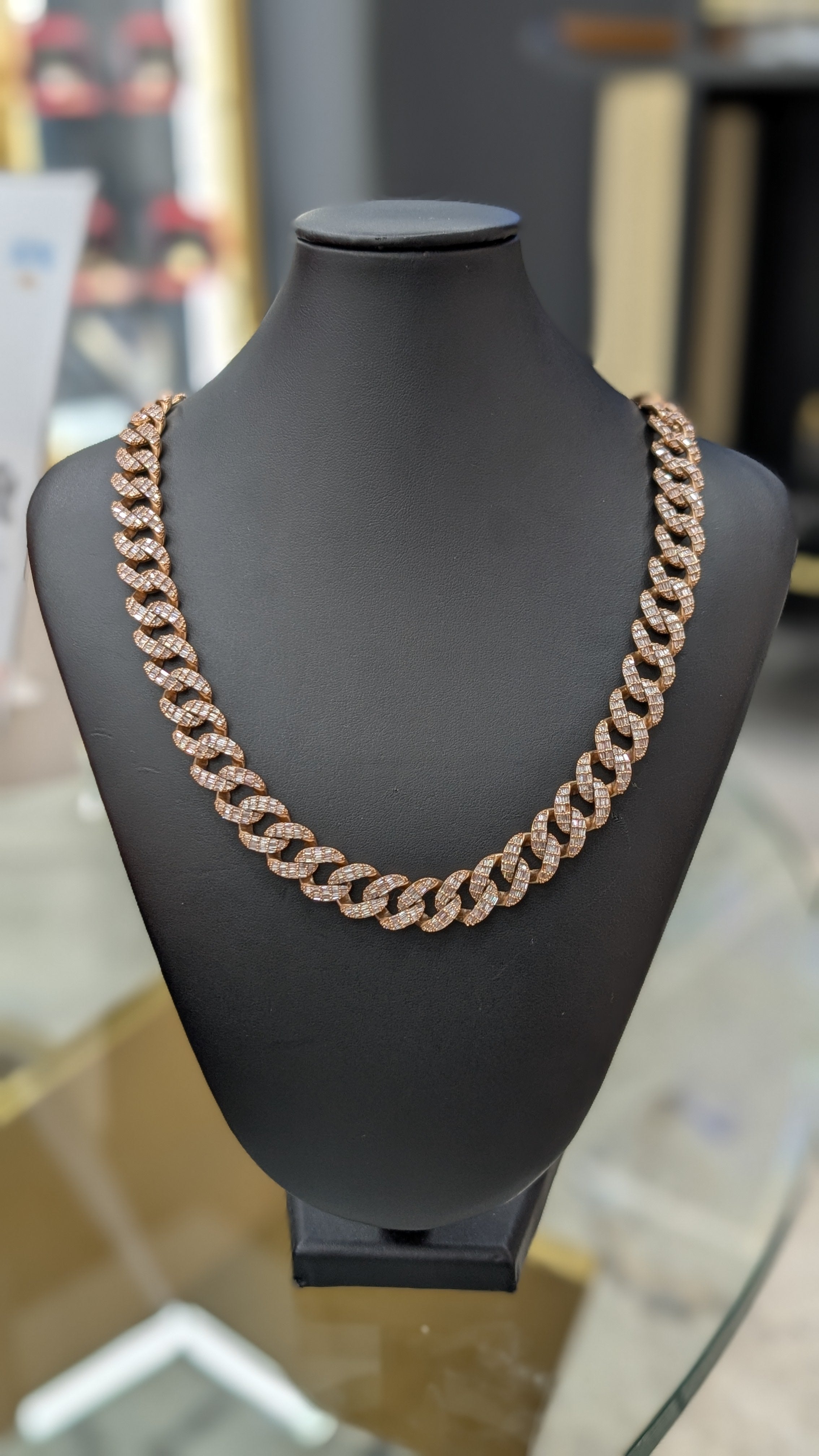 Natural Diamonds Cuban Chain