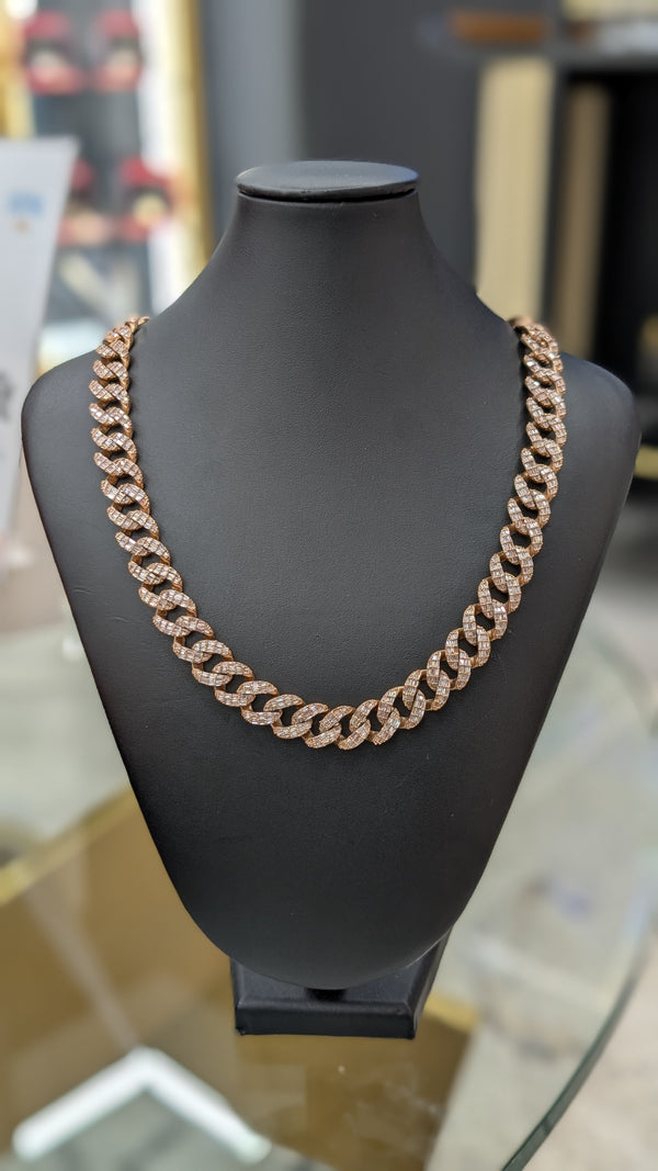 Natural Diamonds Cuban Chain